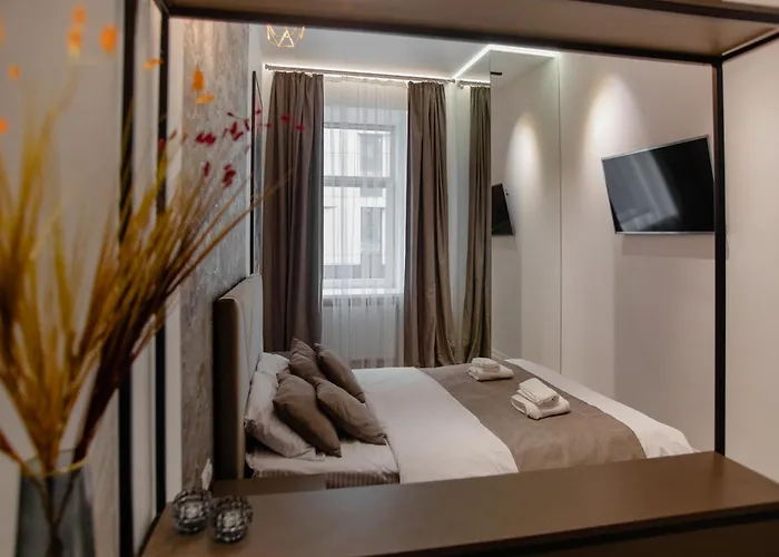 в центрі львова вул івана франка Apartament Lwów